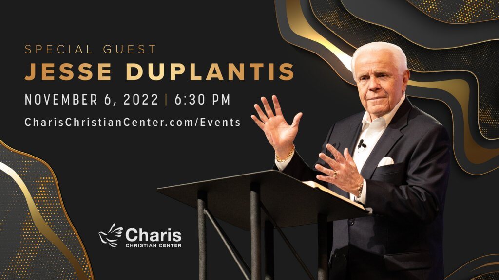 Jesse Duplantis speaking at Charis Christian Center