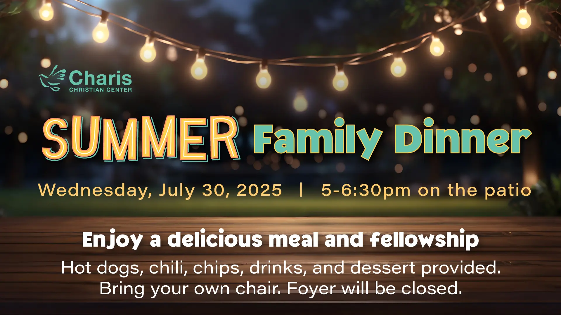 Summer family dinner 2025