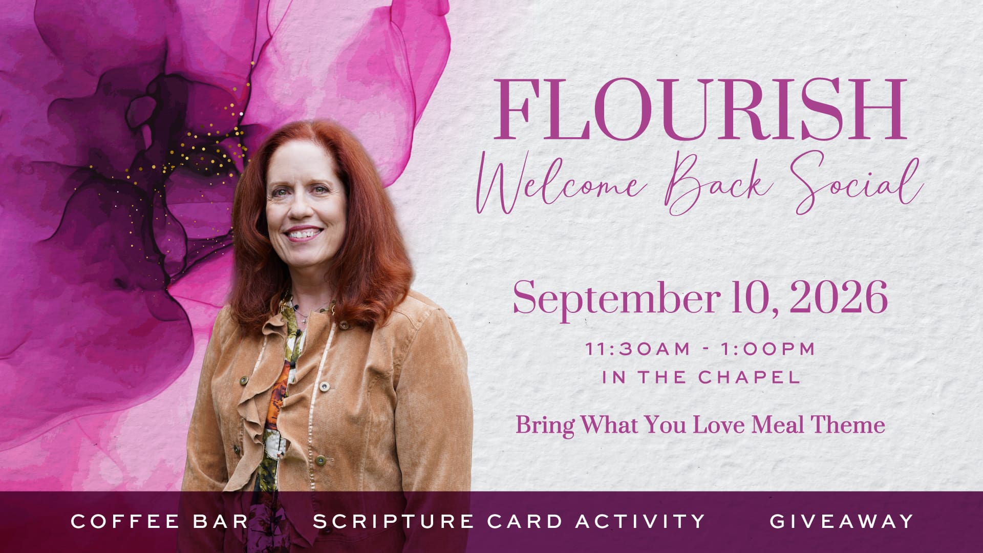 Flourish Welcome Back Social
